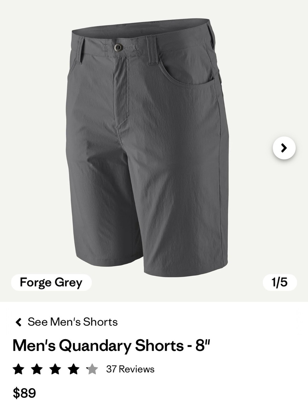 Patagonia Men's Quandary Shorts